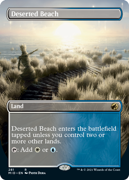 Deserted Beach - Borderless