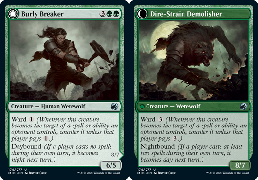 Burly Breaker // Dire-Strain Demolisher