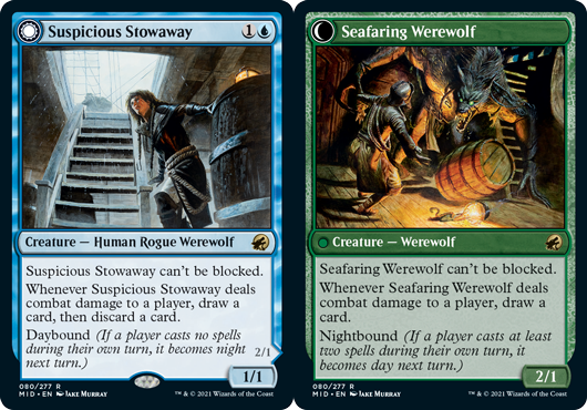 Suspicious Stowaway // Seafaring Werewolf