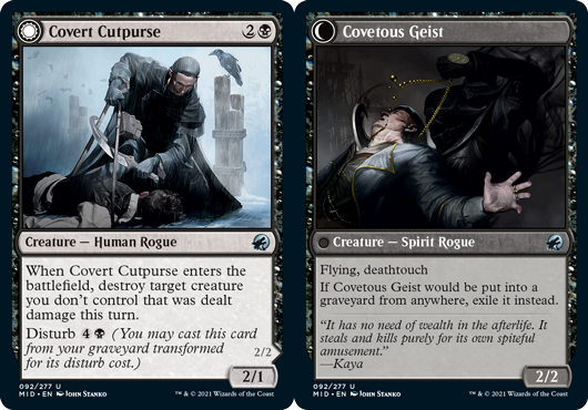 Covert Cutpurse // Covetous Geist