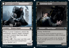 Covert Cutpurse // Covetous Geist - Foil