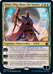 Teferi, Who Slows the Sunset - Foil