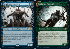 Suspicious Stowaway // Seafaring Werewolf - Foil - Showcase