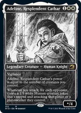 Adeline, Resplendent Cathar - Foil - Showcase