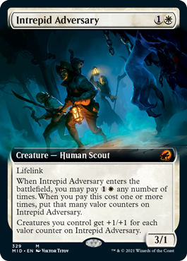 Intrepid Adversary - Foil - Extended Art