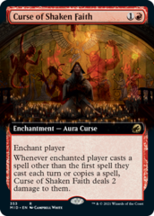 Curse of Shaken Faith (Extended Art) - Foil