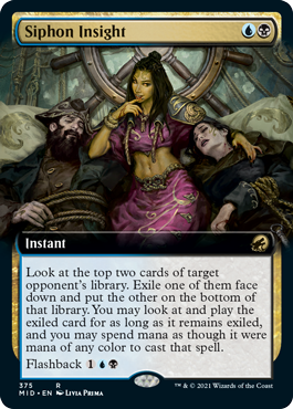 Siphon Insight - Foil - Extended Art