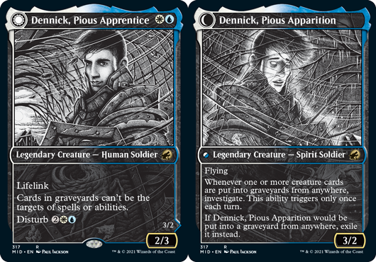 Dennick, Pious Apprentice - Foil - Showcase