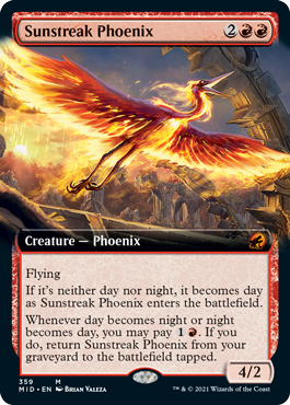 Sunstreak Phoenix - Foil - Extended Art