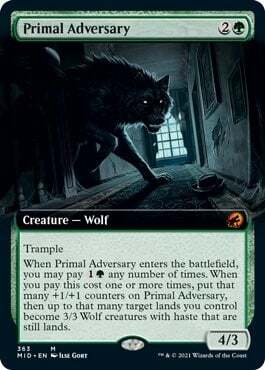 Primal Adversary - Foil - Extended Art