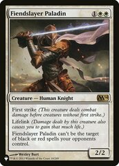 Fiendslayer Paladin - The List