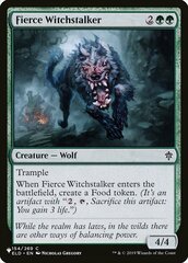 Fierce Witchstalker - The List