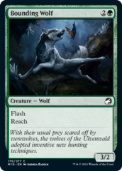 Bounding Wolf - Foil