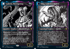 Ludevic, Necrogenius // Olag, Ludevic's Hubris - Foil - Showcase