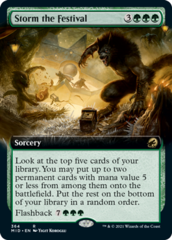 Storm the Festival (364) (Extended Art) - Foil