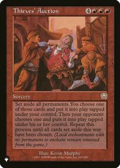 Thieves' Auction - The List