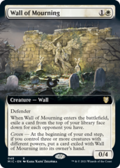 Wall of Mourning - Extended Art