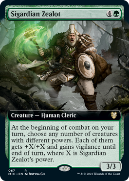 Sigardian Zealot - Extended Art