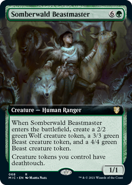 Somberwald Beastmaster - Extended Art