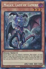 Malice, Lady of Lament - MP21-EN060 - Prismatic Secret Rare - 1st Edition