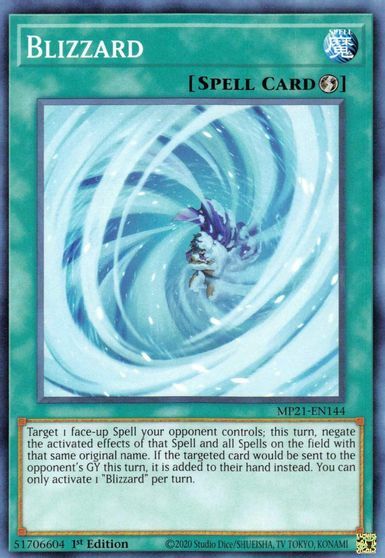 Blizzard - MP21-EN144 - Common - 1st Edition