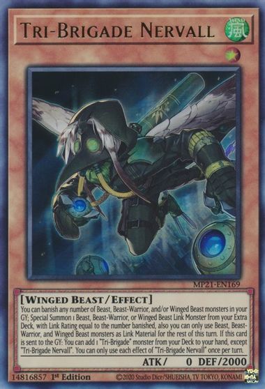Tri-Brigade Nervall - MP21-EN169 - Ultra Rare - 1st Edition