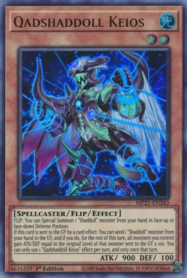 Qadshaddoll Keios - MP21-EN243 - Ultra Rare - 1st Edition