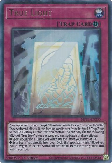 True Light - MP21-EN255 - Ultra Rare - 1st Edition