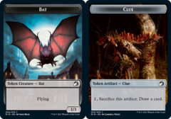 Bat Token // Clue Token - Foil