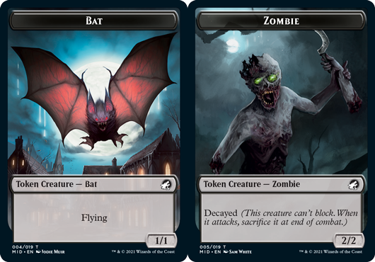 Bat Token // Zombie Token (005) - Foil