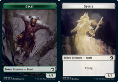 Beast Token // Spirit Token - Foil