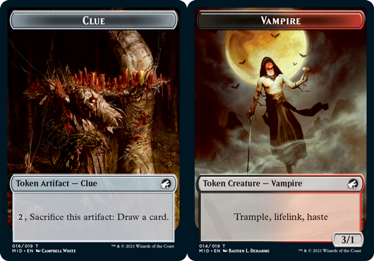 Clue Token // Vampire Token - Foil