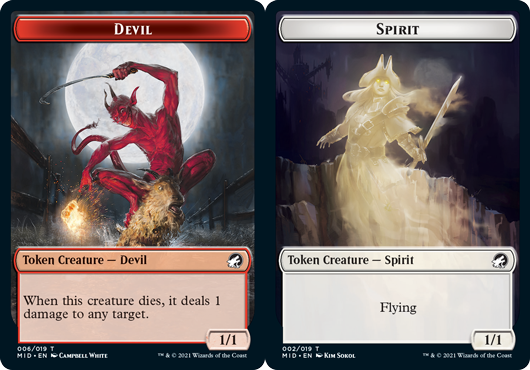 Devil Token // Spirit Token - Foil