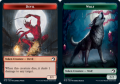 Devil Token // Wolf Token - Foil