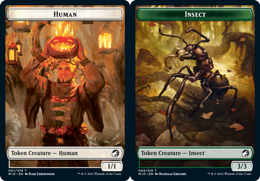 Human Token // Insect Token - Foil