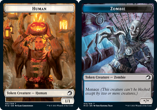 Token - Human // Zombie (015) - Foil