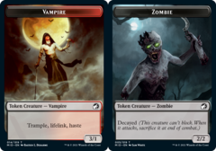 Vampire (014) // Zombie (005) Double-Sided Token - Foil