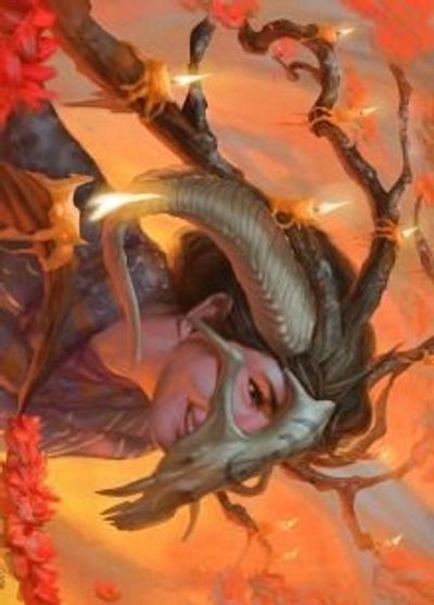 Hedgewitchs Mask Art Card