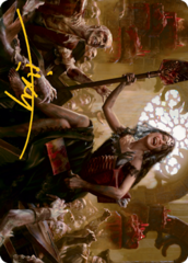 Gisa, Glorious Resurrector Art Card - Gold-Stamped Signature