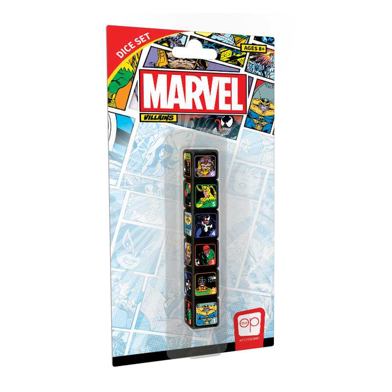 USAopoly - Marvel Villains Dice Set