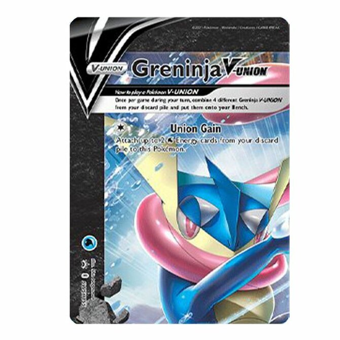 NM-Mint, French - 1 x Pokemon Greninja V-UNION - SWSH155 - Promo