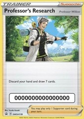 Professor's Research (with PKGO Code)- SWSH178 - SWSH Black Star Promos