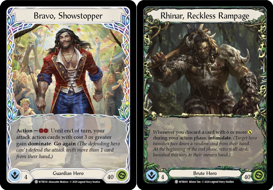 Bravo, Showstopper // Rhinar, Reckless Rampage - Unlimited Edition