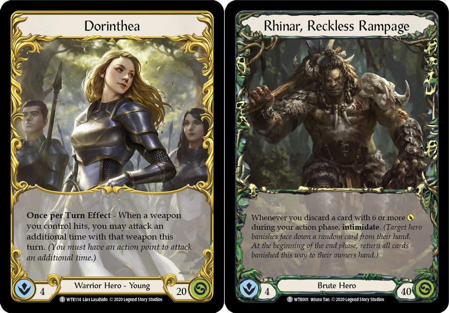 Dorinthea // Rhinar, Reckless Rampage - Unlimited Edition