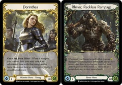 Dorinthea // Rhinar, Reckless Rampage - Unlimited Edition