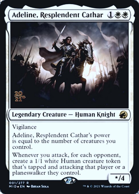 Adeline, Resplendent Cathar - Foil - Prerelease Promo