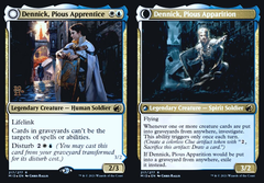 Dennick, Pious Apprentice // Dennick, Pious Apparition - Foil - Prerelease Promo