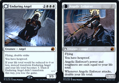 Enduring Angel // Angelic Enforcer - Foil - Prerelease Promo