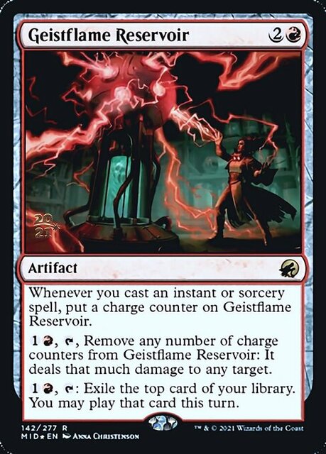 Geistflame Reservoir - Foil - Prerelease Promo