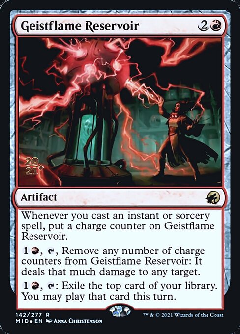 Geistflame Reservoir - Foil - Prerelease Promo